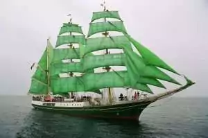 Alexander von Humboldt out on the sea