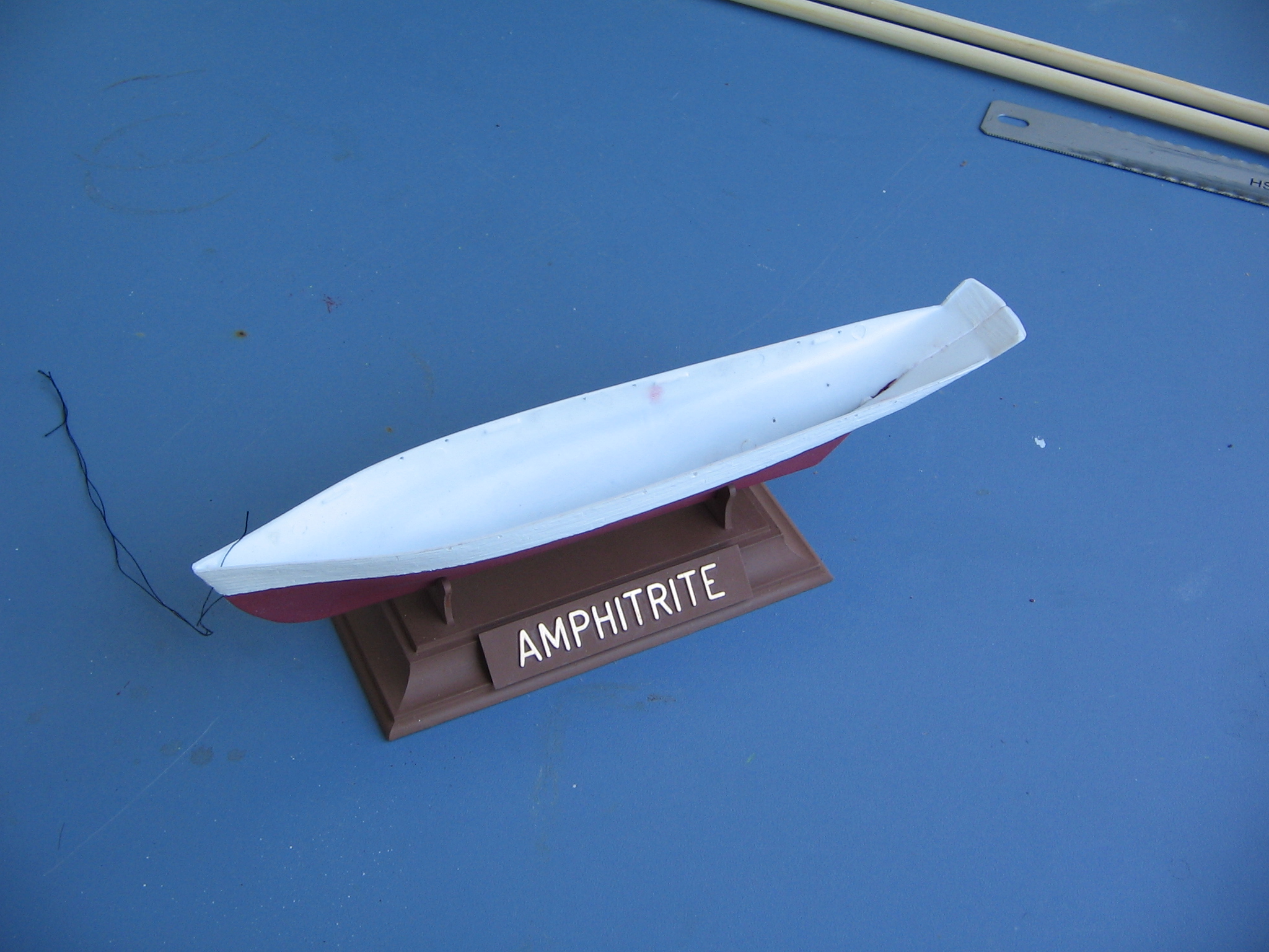 Amphitrite - Bau: Die beiden Rumpfhälften
