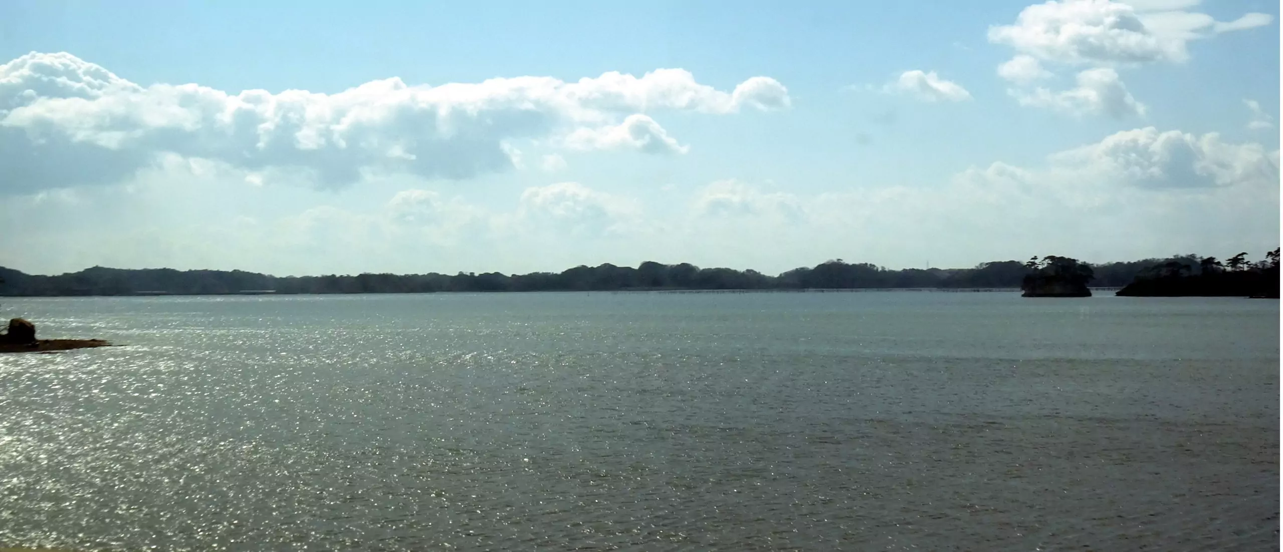 The sea and the islands off Matsushima