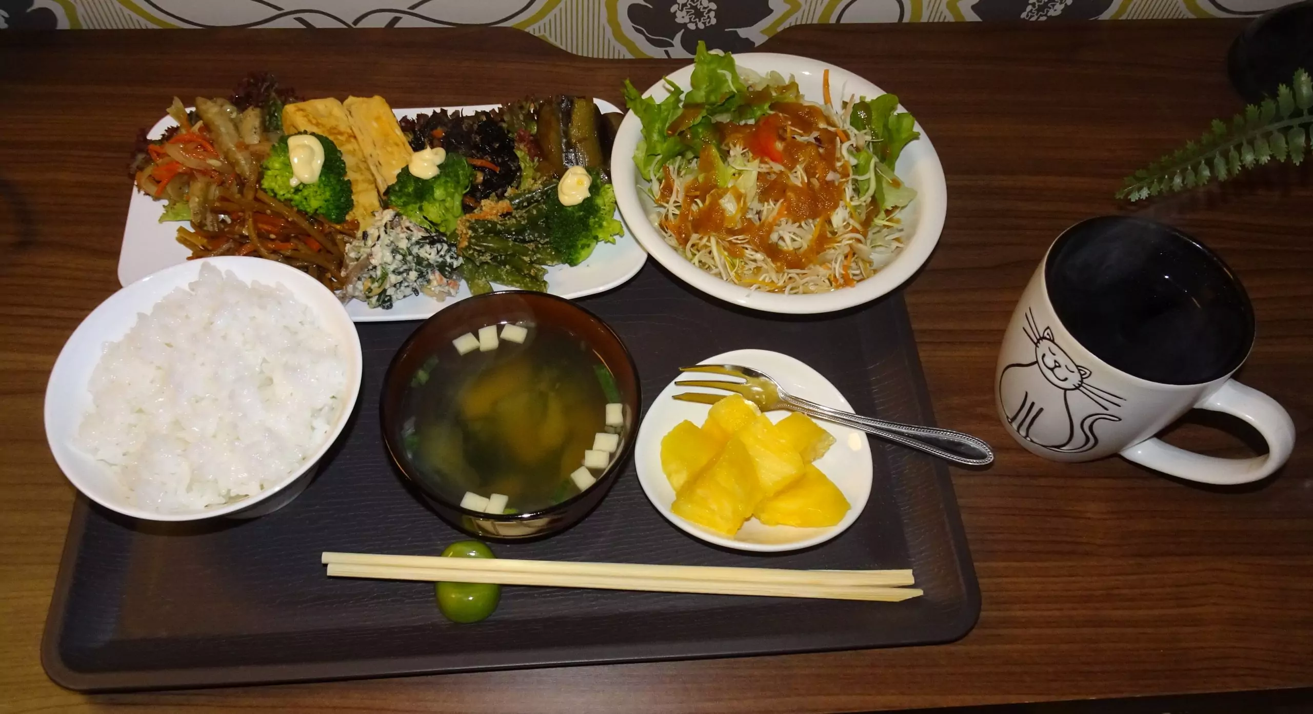 A rich breakfast after the little excursion