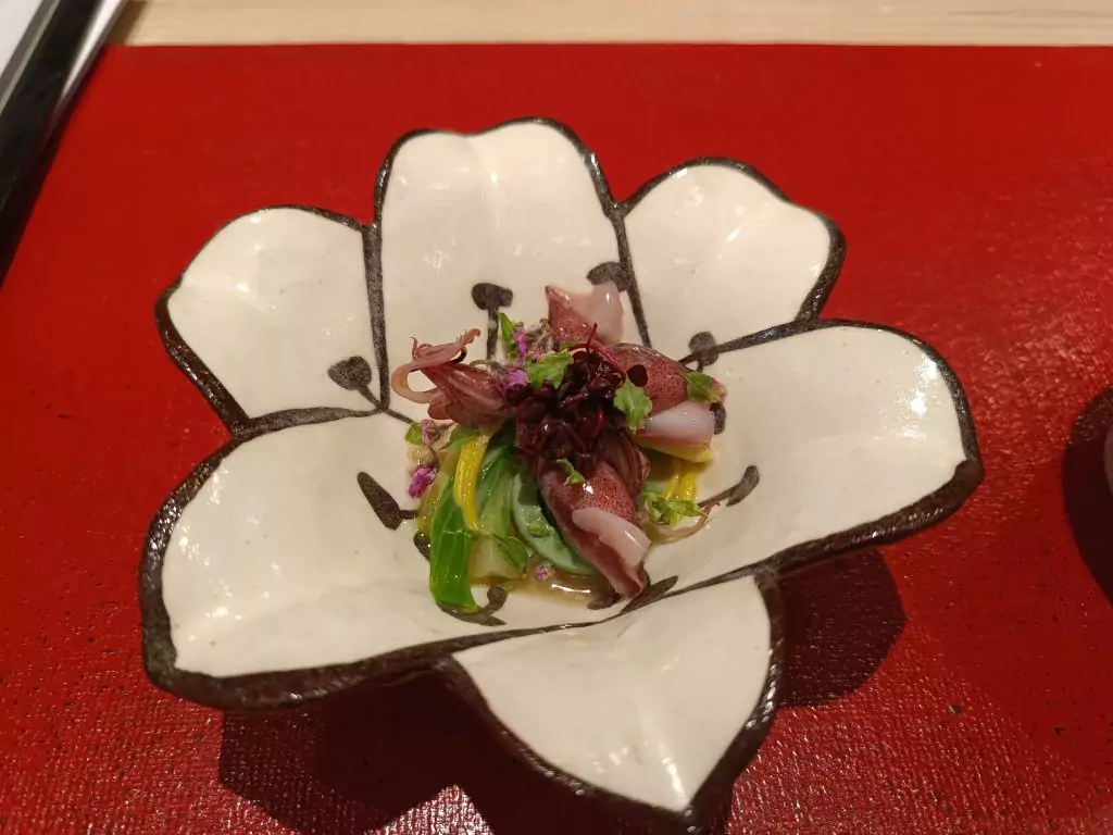 Sushi starter at Hanano